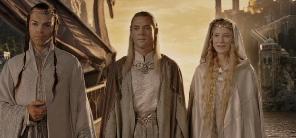 Elrond, Celeborn und Galadriel in Mithlond