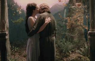 Aragorn (Viggo Mortensen) und Arwen (Liv Tyler) in der Bruchtal-Traumsequenz'